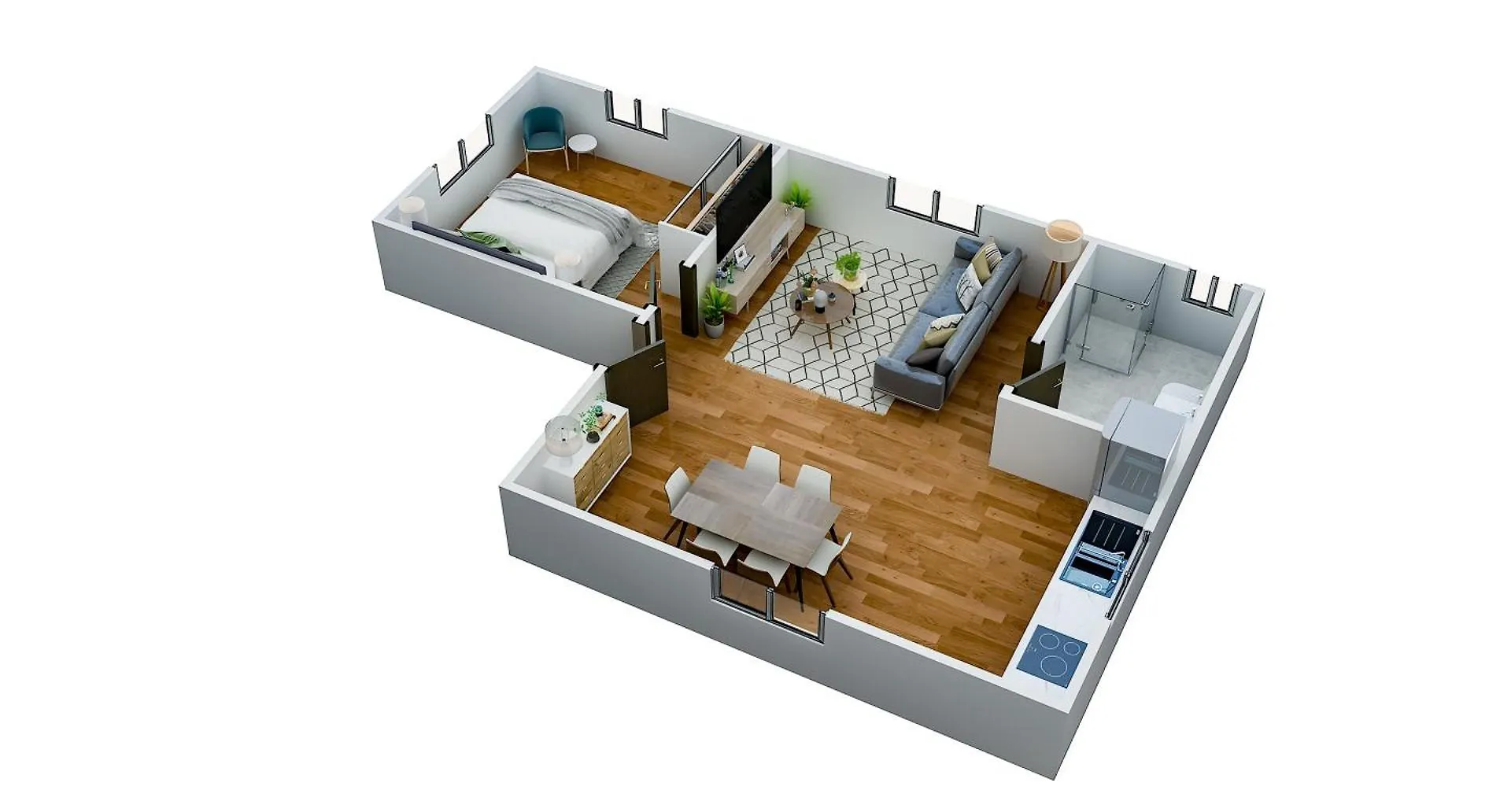 Appartement Cosy & Lumineux Proche Plage, Marina Et Restaurants Saint-Francois