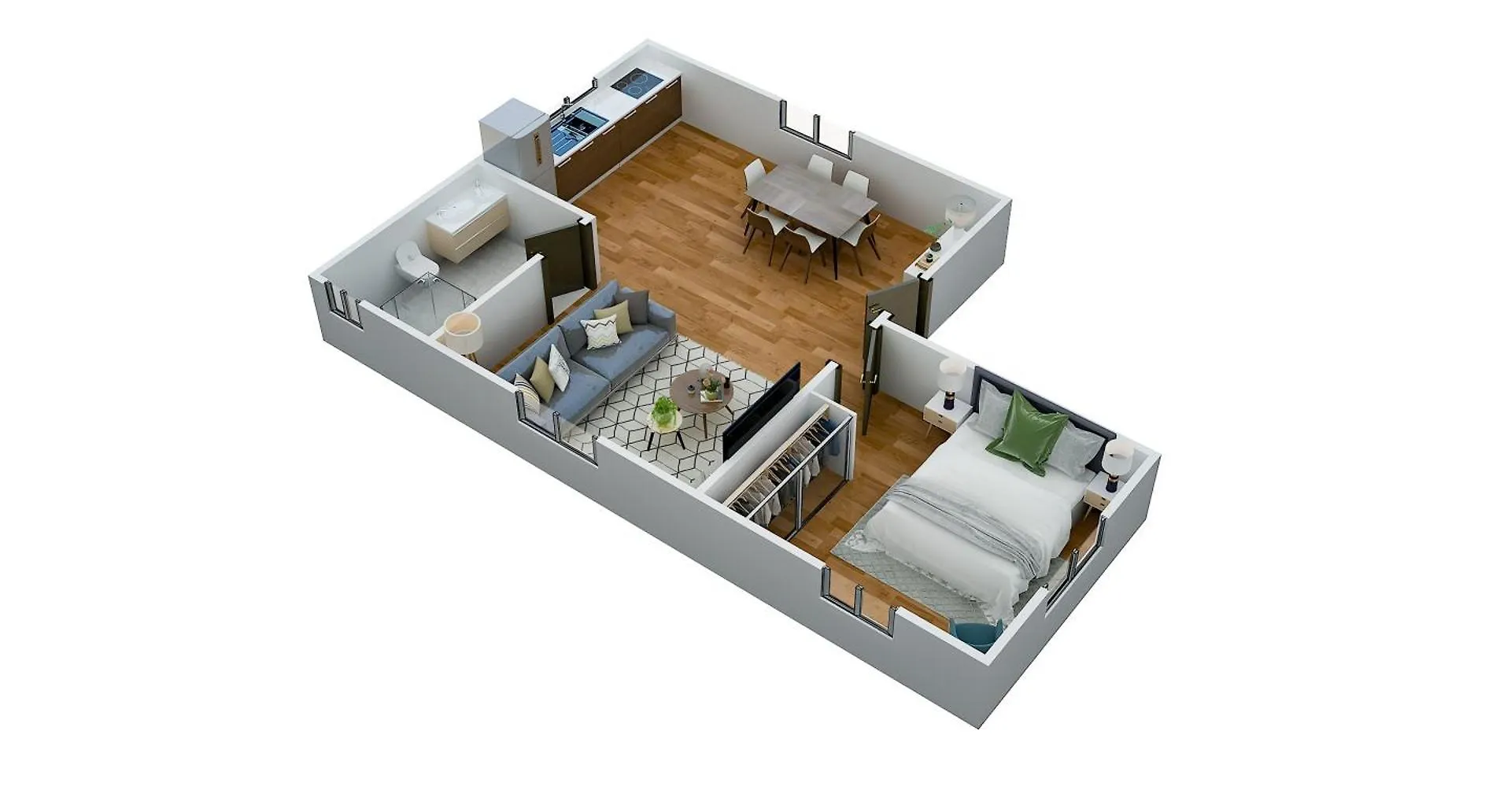 Apartment Appartement Cosy & Lumineux Proche Plage, Marina Et Restaurants Saint-Francois